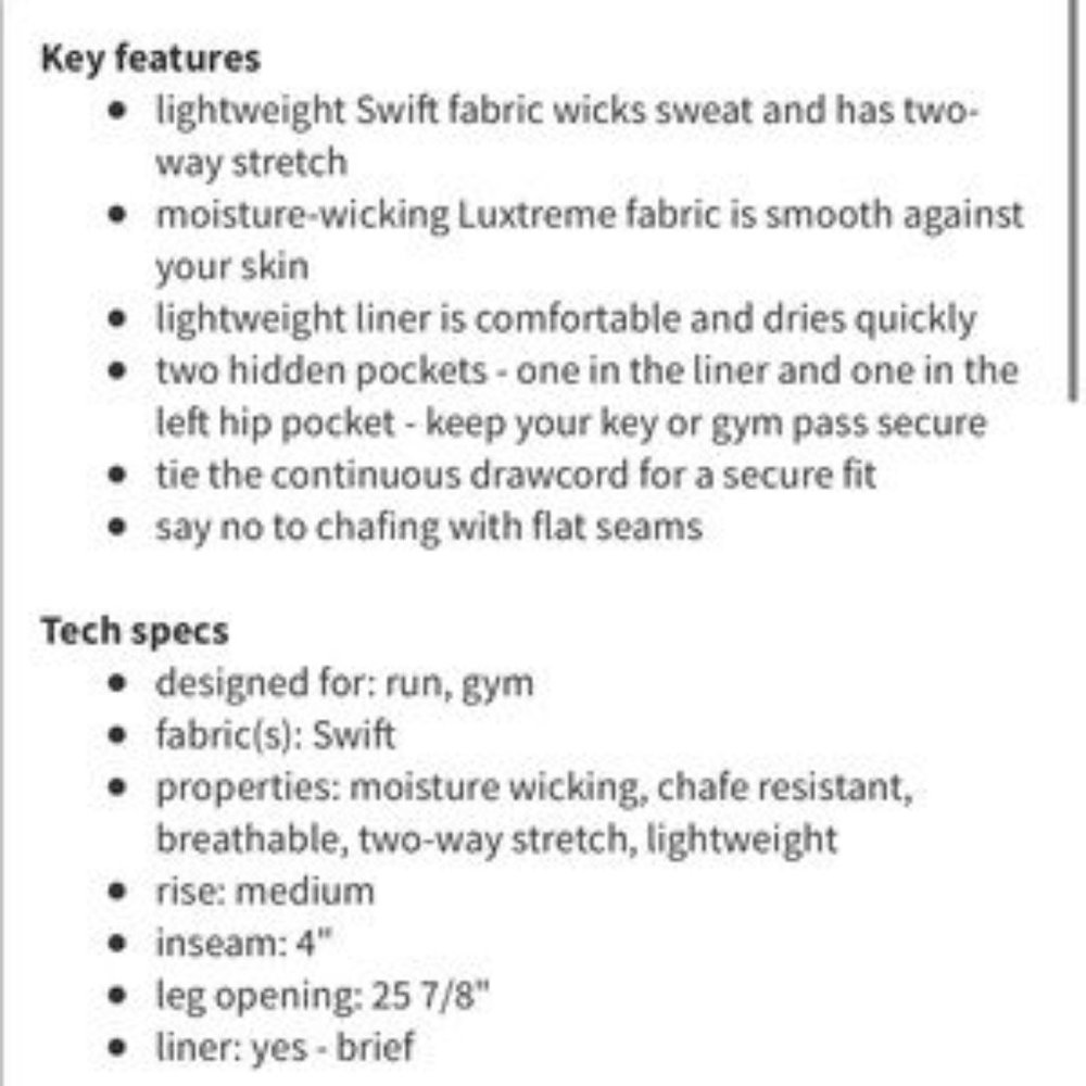 Lululemon Shake & Break Short Raspberry Size 6 - Picture 9 of 9